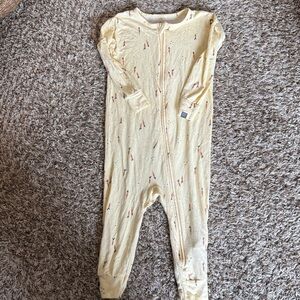 Modern Moments Yellow Carrot design Onesie